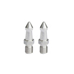 BEXIN LS036 2 viti per piedini in acciaio inossidabile da 3/8 pollici per treppiede SLR, LS036