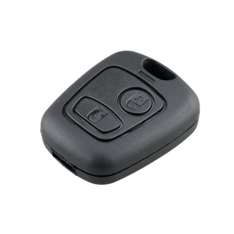 Custodia per chiave auto per Peugeot 2 pulsanti dritti con presa 206, senza lama, For Peugeot