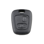 Custodia per chiave auto per Peugeot 2 pulsanti dritti con presa 206, senza lama, For Peugeot