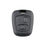 Custodia per chiave auto per Peugeot 2 pulsanti dritti con presa 206, senza lama, For Peugeot