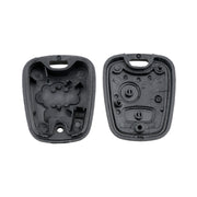 Custodia per chiave auto per Peugeot 2 pulsanti dritti con presa 206, senza lama, For Peugeot