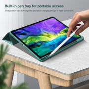 Mutural Pinyue Series Custodia in pelle per PC + TPU orizzontale con supporto e slot per penna e funzione Sleep / Wake-up, For iPad Pro 11 (2021) / (2020), For iPad Pro 12.9 2022 / 2021 / 2020, For iPad Pro 11 (2021), For iPad Pro 12.9 2022 / 2021
