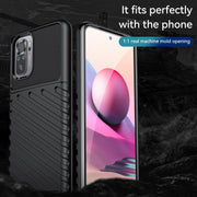Custodia morbida protettiva in TPU antiurto Thunderbolt, For Xiaomi Redmi Note 10, For Xiaomi Redmi Note 10 Pro, For Xiaomi Mi 10S