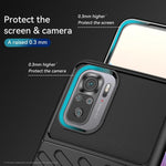 Custodia morbida protettiva in TPU antiurto Thunderbolt, For Xiaomi Redmi Note 10, For Xiaomi Redmi Note 10 Pro, For Xiaomi Mi 10S