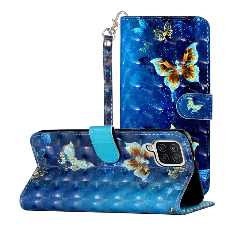 Custodia in pelle flip orizzontale con motivo 3D con supporto, slot per schede e portafoglio, For Samsung Galaxy A02s, For Samsung Galaxy A12, For Samsung Galaxy M31