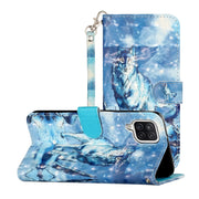 Custodia in pelle flip orizzontale con motivo 3D con supporto, slot per schede e portafoglio, For Samsung Galaxy A02s, For Samsung Galaxy A12, For Samsung Galaxy M31