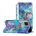 Custodia portafoglio in pelle flip per Samsung Galaxy A12
