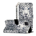 Custodia portafoglio in pelle flip per Samsung Galaxy A12