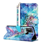 Custodia portafoglio in pelle flip per Samsung Galaxy A12