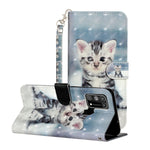 Custodia portafoglio in pelle flip per Samsung Galaxy A12
