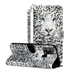 Custodia portafoglio in pelle flip per Samsung Galaxy A12