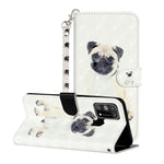 Custodia portafoglio in pelle flip per Samsung Galaxy A12