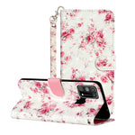 Custodia portafoglio in pelle flip per Samsung Galaxy A12