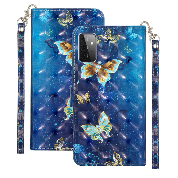 Custodia in pelle PU a vibrazione orizzontale con motivo 3D con supporto, slot per schede e portafoglio, For Samsung Galaxy A72 5G / 4G, For Samsung Galaxy A32 5G