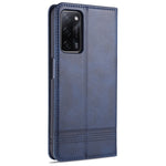 AZNS Custodia in pelle a vibrazione orizzontale con struttura in vitello magnetico con slot per carte, supporto e portafoglio, For Oppo A55 5G, For Honor V40 5G
