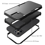 Custodia protettiva in TPU e PC per iPhone 11 e 12