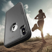 Custodia protettiva antiurto in TPU + PC, For iPhone XS Max