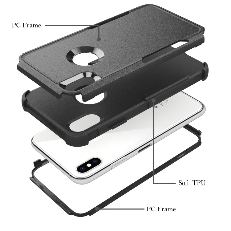 Custodia protettiva in TPU e PC per iPhone XS Max
