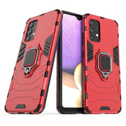 Custodia protettiva antiurto per PC + TPU con supporto per anello magnetico, For Samsung Galaxy A32 4G