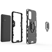 Custodia protettiva antiurto per PC + TPU con supporto per anello magnetico, For Samsung Galaxy A32 4G