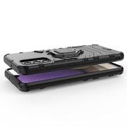 Custodia protettiva antiurto per PC + TPU con supporto per anello magnetico, For Samsung Galaxy A32 4G