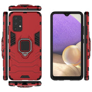 Custodia protettiva antiurto per PC + TPU con supporto per anello magnetico, For Samsung Galaxy A32 4G