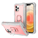 Custodia protettiva antiurto 3 strati con supporto per iPhone 12