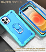 Custodia protettiva antiurto 3 strati con supporto per iPhone 12