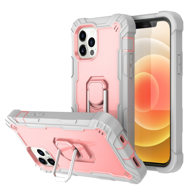 Custodia antiurto 3 strati con supporto per iPhone 12 Pro Max