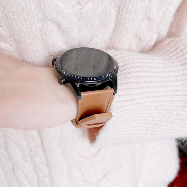 Per Huawei Watch GT2 Pro cinturino da polso di ricambio in pelle con texture Litchi