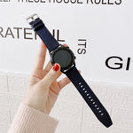 Per Huawei Watch GT2 Pro cinturino da polso di ricambio in pelle con texture Litchi