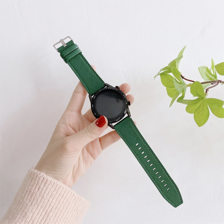 Per Huawei Watch GT2 Pro cinturino da polso di ricambio in pelle con texture Litchi