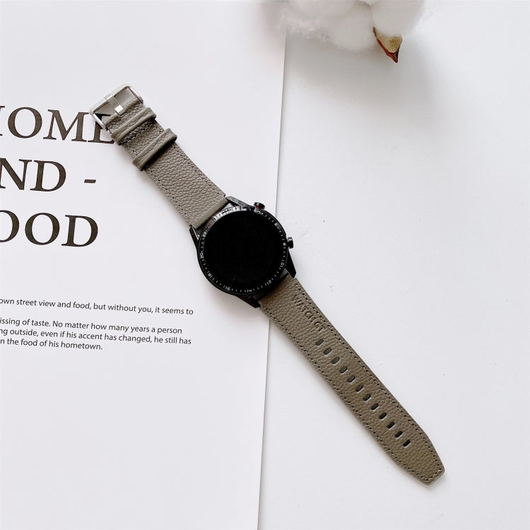 Per Huawei Watch GT2 Pro cinturino da polso di ricambio in pelle con texture Litchi