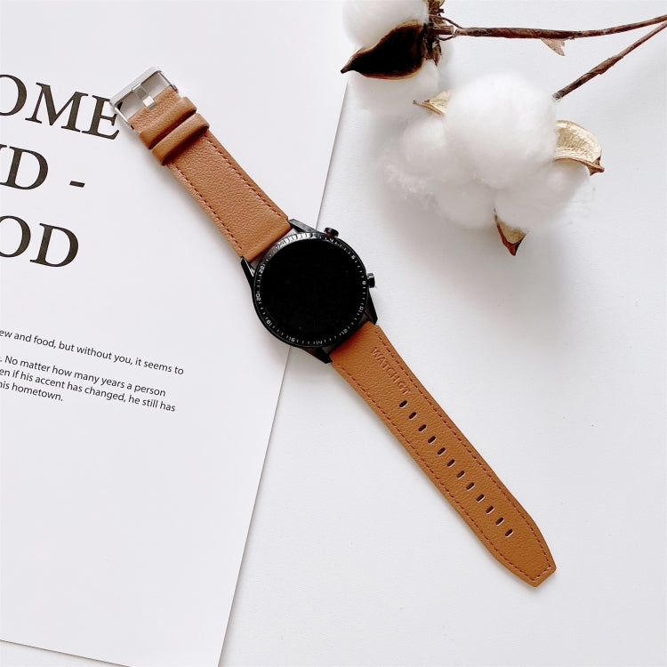 Per Huawei Watch GT2 Pro cinturino da polso di ricambio in pelle con texture Litchi