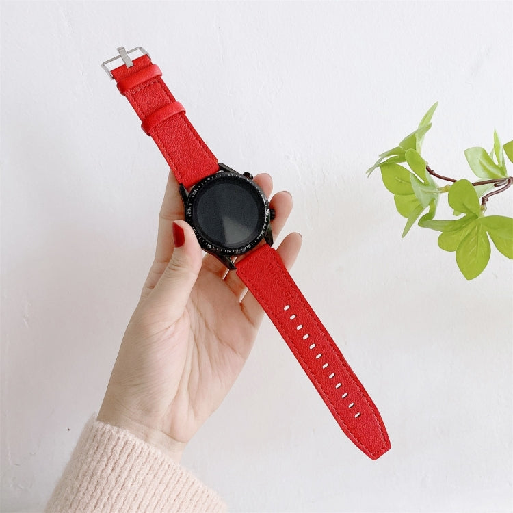 Per Huawei Watch GT2 Pro cinturino da polso di ricambio in pelle con texture Litchi