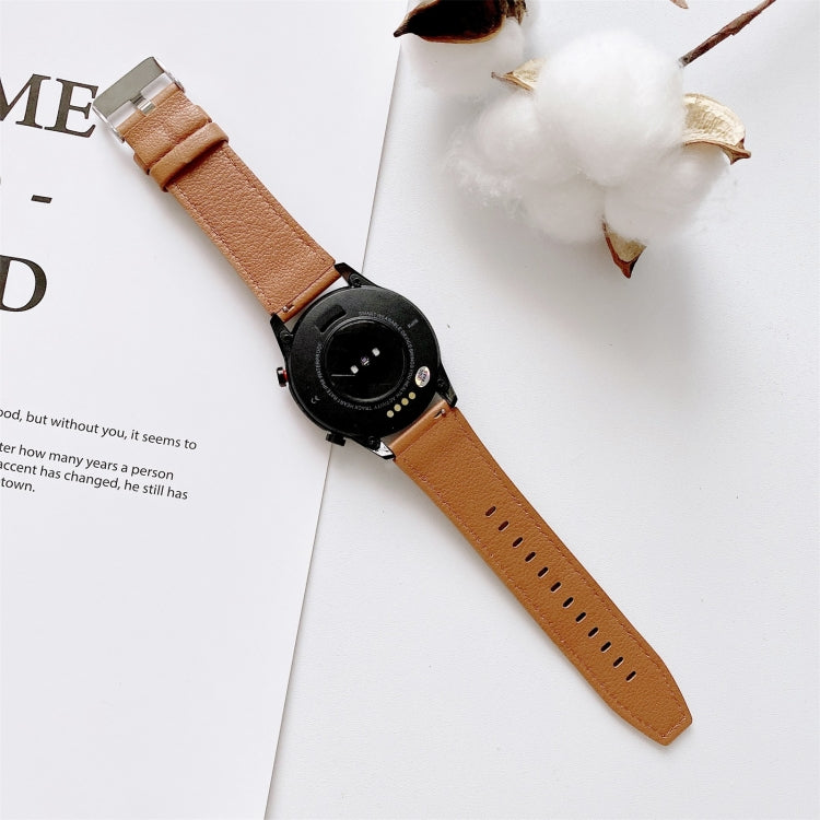 Per Huawei Watch GT2 Pro cinturino da polso di ricambio in pelle con texture Litchi