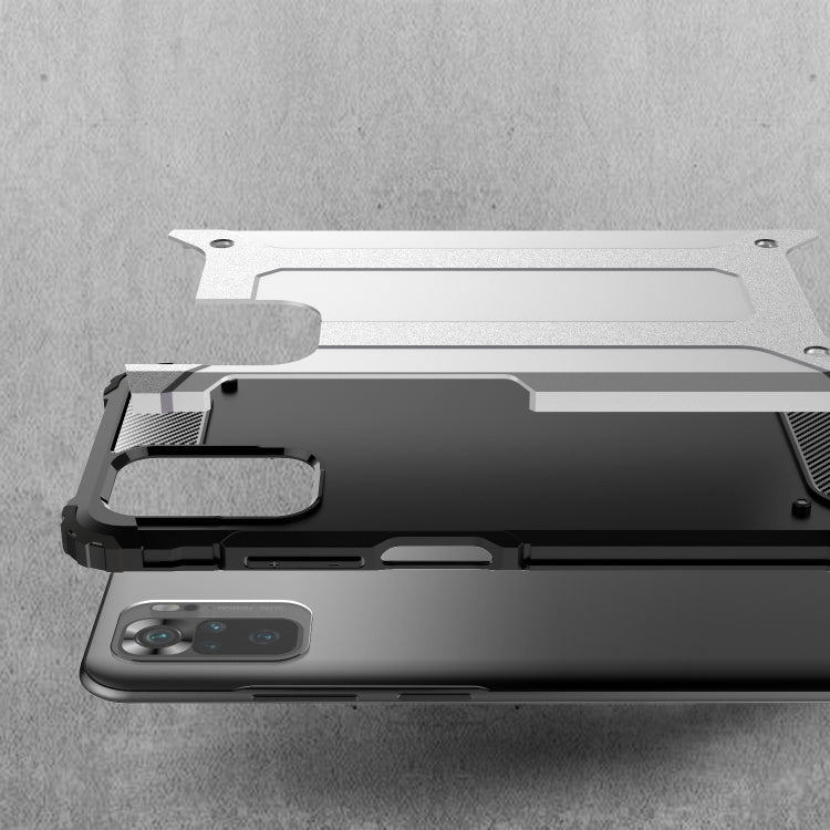 Custodia combinata TPU + PC per Xiaomi Redmi Note 10 4G e Mi 10S