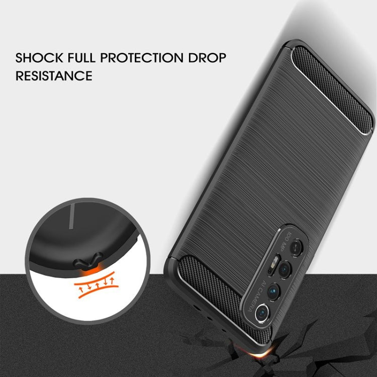 Custodia TPU in fibra di carbonio per Xiaomi Mi 10S