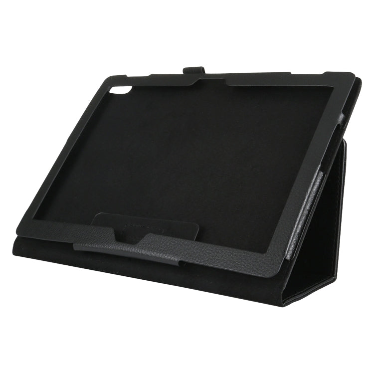 Custodia in pelle flip orizzontale tinta unita con texture Litchi con supporto e slot per penna, For Lenovo Tab 4 10 Plus (TB-X704) / Tab 4 10 (TB-X304)