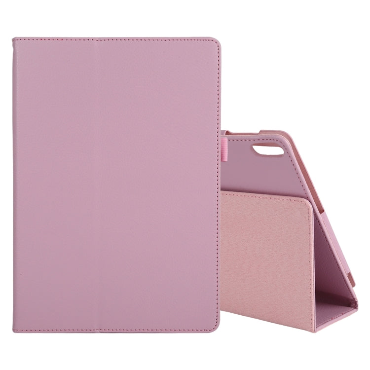 Custodia in pelle flip orizzontale tinta unita con texture Litchi con supporto e slot per penna, For Lenovo Tab 4 10 Plus (TB-X704) / Tab 4 10 (TB-X304)