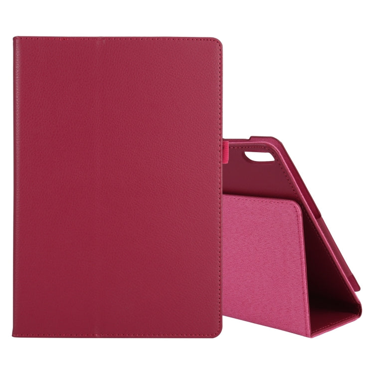 Custodia in pelle flip orizzontale tinta unita con texture Litchi con supporto e slot per penna, For Lenovo Tab 4 10 Plus (TB-X704) / Tab 4 10 (TB-X304)
