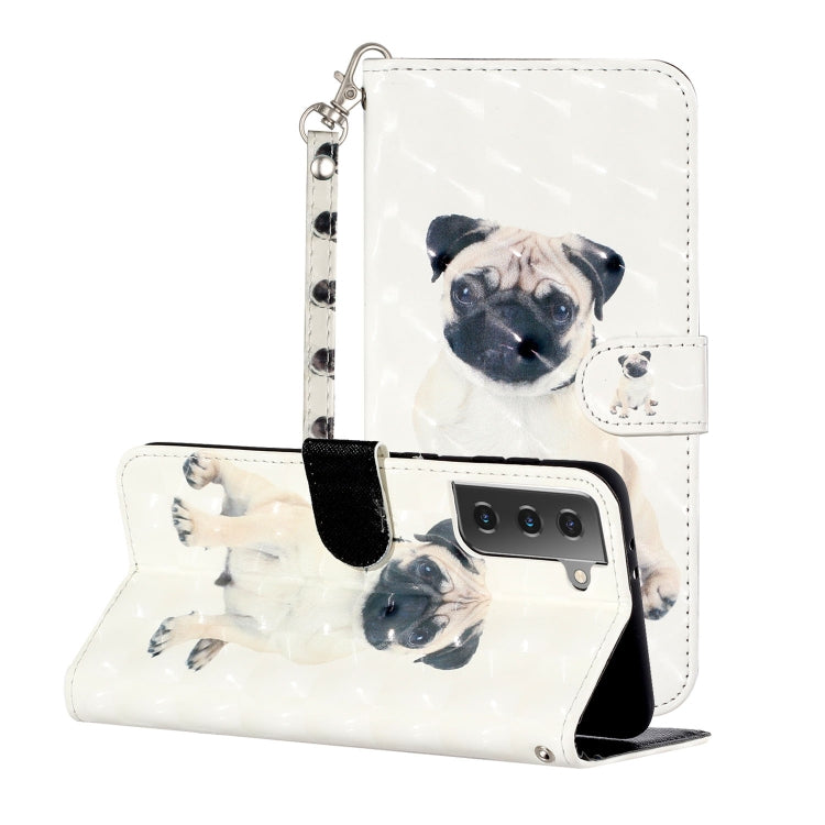 Custodia portafoglio in pelle con supporto per Samsung Galaxy S21