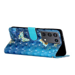 Custodia portafoglio in pelle con slot carte Galaxy S21 Ultra