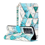 Custodia portafoglio in pelle con slot carte Galaxy S21 Ultra