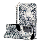 Custodia portafoglio in pelle con slot carte Galaxy S21 Ultra