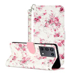 Custodia portafoglio in pelle con slot carte Galaxy S21 Ultra