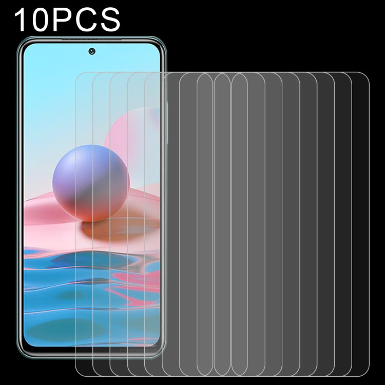 Pellicola vetro temperato 2.5D 10 pezzi per smartphone compatibil
