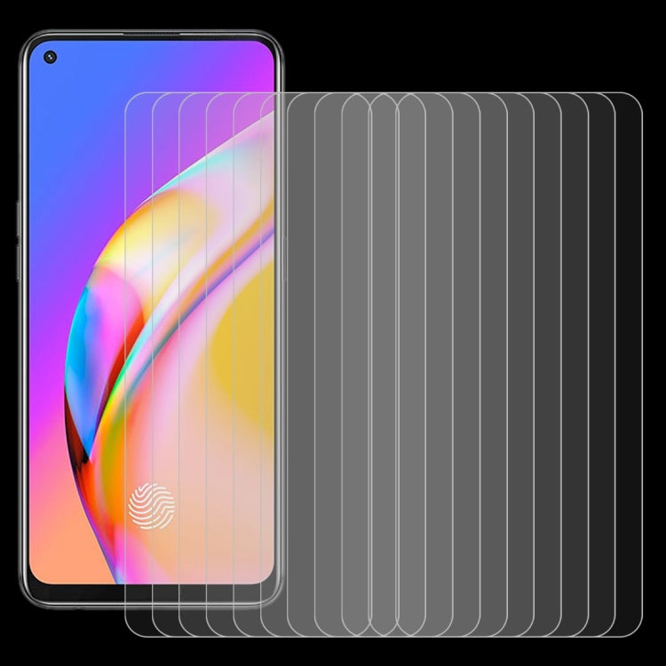 Pellicola vetro temperato 2.5D 10 pezzi per smartphone compatibil