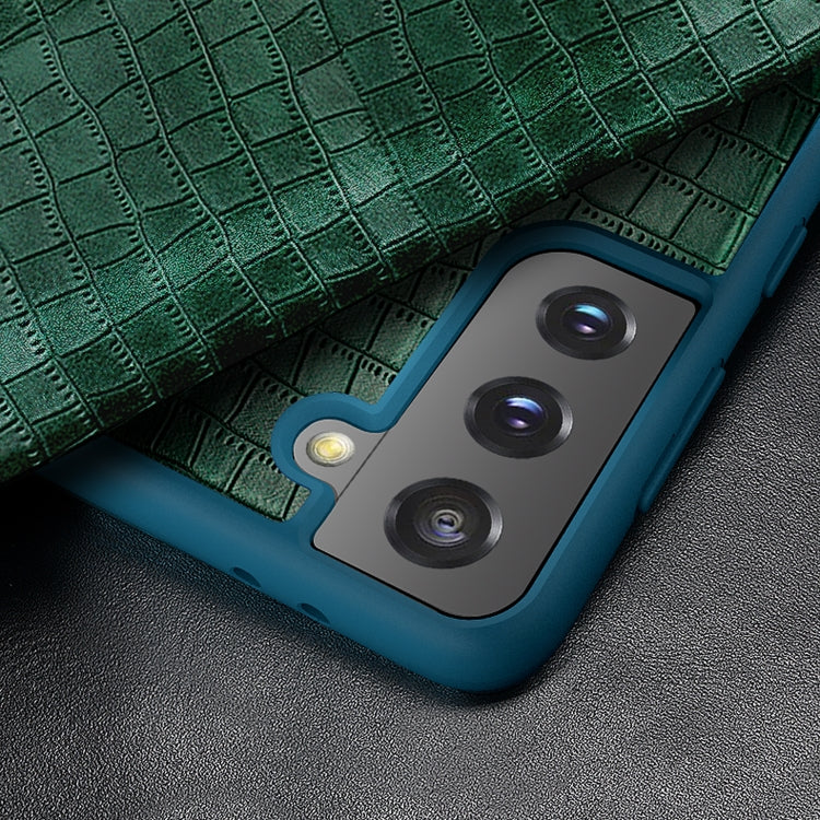 Custodia in pelle con finestra effetto coccodrillo per Samsung Ga