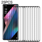 Pellicola in vetro temperato a schermo intero con bordo curvo 3D da 25 pezzi, For Huawei P50 Pro (25 PCS), For OPPO Find X3 Pro (25 PCS), For Huawei P50 Pro+ (25 PCS)